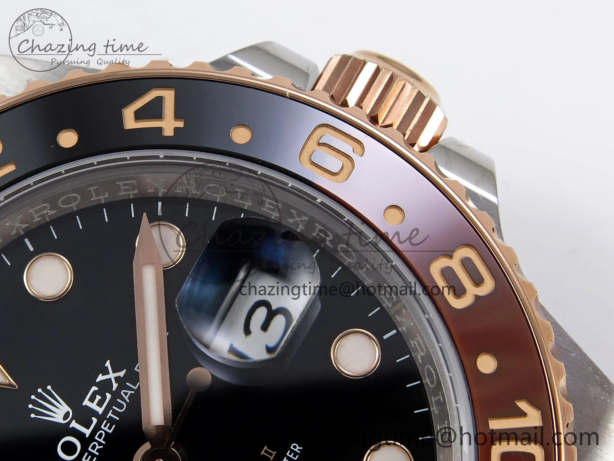 GMT-Master II 126711 CHNR ARF 1:1 Best Edition Black Dial on RG SS Bracelet VR3285 CHS FashionForward 1661