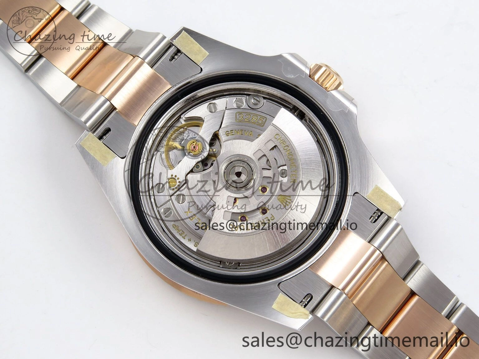 Sleek GMT-Master II 126711 CHNR ARF 1:1 Best Edition on Black Dial SS RG Bracelet Super Clone SH3285 CHS (Gain Weight) 1317
