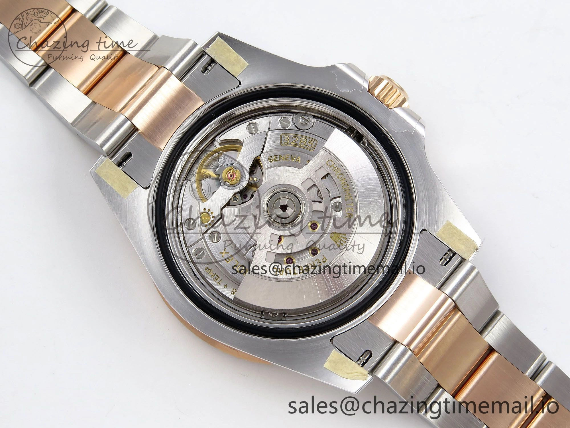Sleek GMT-Master II 126711 CHNR ARF 1:1 Best Edition on Black Dial SS RG Bracelet Super Clone SH3285 CHS (Gain Weight) 1317