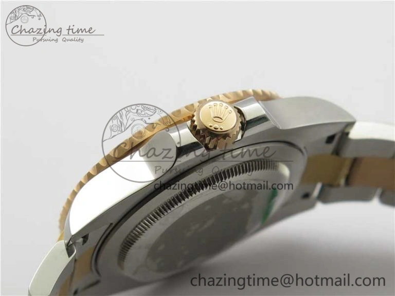 GMT Master II 126711 CHNR Black Brown Ceramic 316L Steel GMF 1:1 Best Edition Black Dial on SS RG Bracelet A BestValue 2963