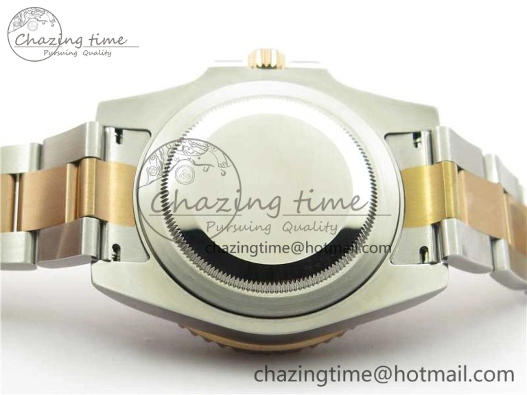 GMT Master II 126711 CHNR Black Brown Ceramic 316L Steel GMF 1:1 Best Edition Black Dial on SS RG Bracelet A BestValue 2963