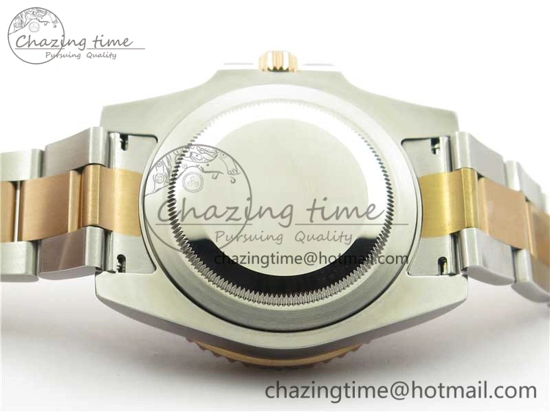 GMT Master II 126711 CHNR Black Brown Ceramic 316L Steel GMF 1:1 Best Edition Black Dial on SS RG Bracelet A BestValue 2963