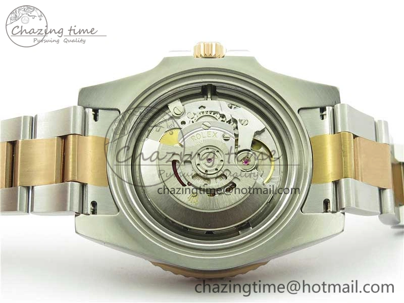 GMT Master II 126711 CHNR Black Brown Ceramic 316L Steel GMF 1:1 Best Edition Black Dial on SS RG Bracelet A BestValue 2963