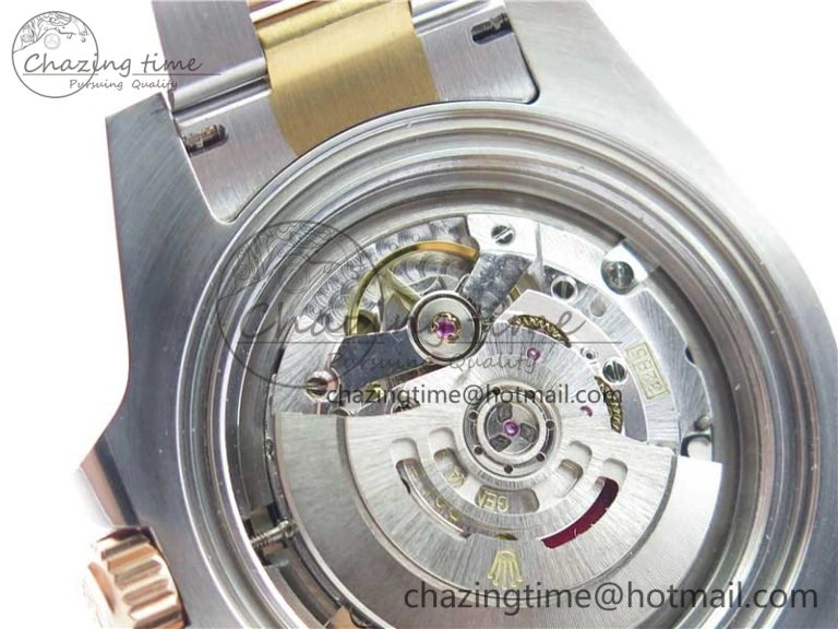 GMT Master II 126711 CHNR Black Brown Ceramic 316L Steel GMF 1:1 Best Edition Black Dial on SS RG Bracelet A BestValue 2963