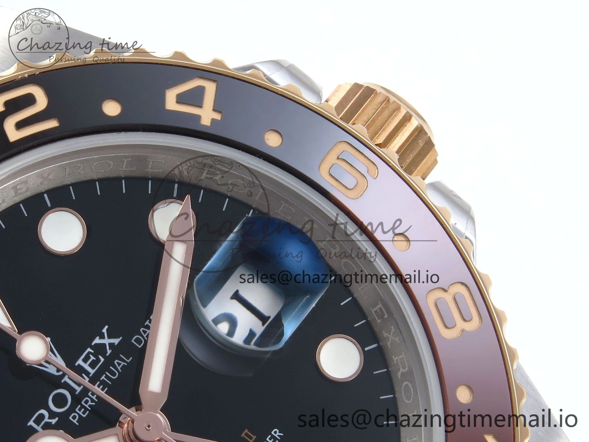 GMT-Master II 126711 CHNR Black Brown Ceramic 904L Steel EWE 1:1 Best Edition on Oyster Strap EWE3285 V TechFriendly 819