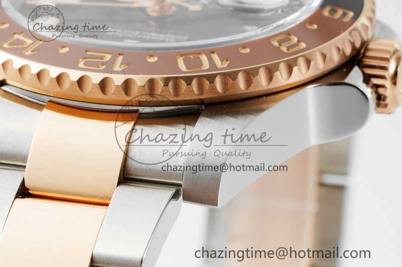 Sophisticated GMT-Master II 126711 CHNR Black Brown Ceramic Clean Factory 1:1 Best Edition on SS RG Bracelet VR 2108