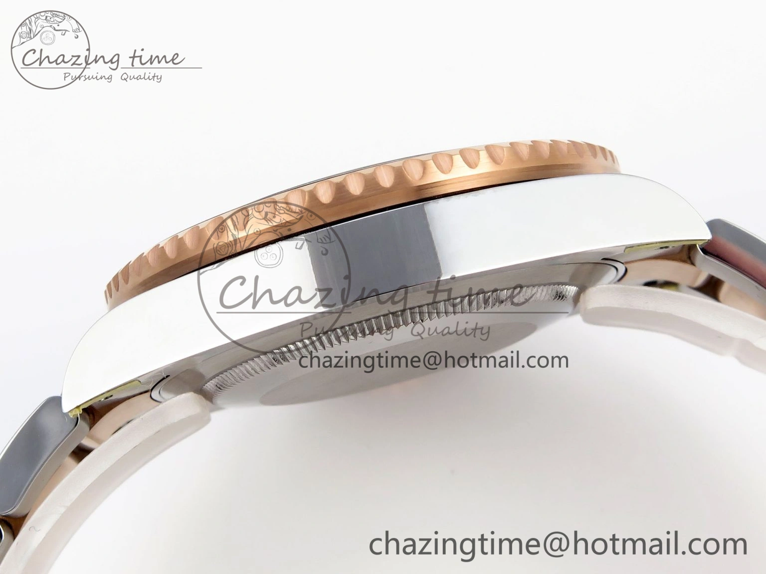 GMT-Master II 126711 CHNR Black Brown Ceramic Clean Factory Best Edition on SS RG Bracelet DD3285 CHS Sleek 2010