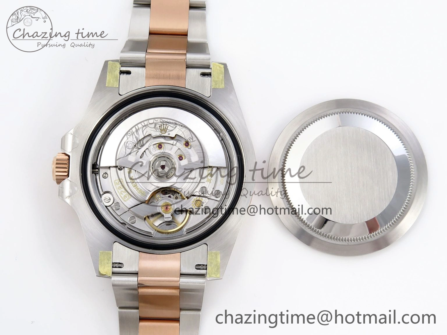 GMT-Master II 126711 CHNR Black Brown Ceramic Clean Factory Best Edition on SS RG Bracelet DD3285 CHS Sleek 2010