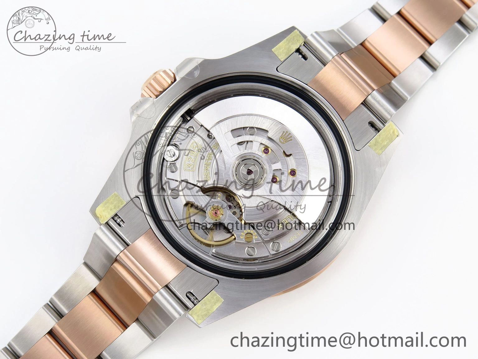 GMT-Master II 126711 CHNR Black Brown Ceramic Clean Factory Best Edition on SS RG Bracelet DD3285 CHS Sleek 2010