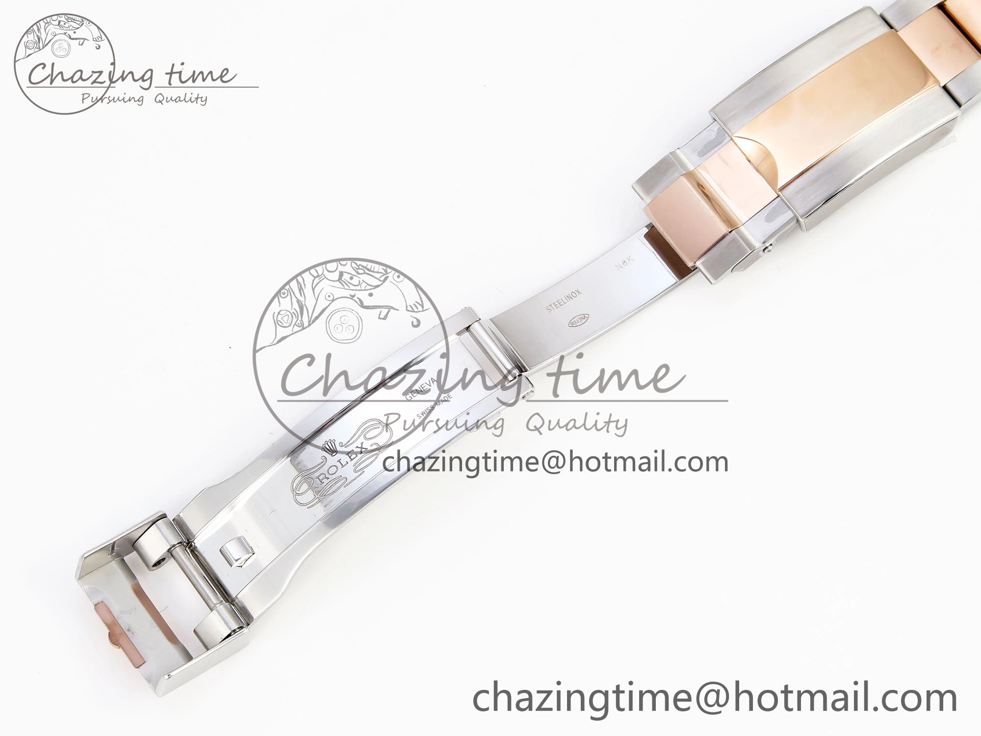 GMT-Master II 126711 CHNR Black Brown Ceramic Clean Factory Best Edition on SS RG Bracelet DD3285 CHS Sleek 2010