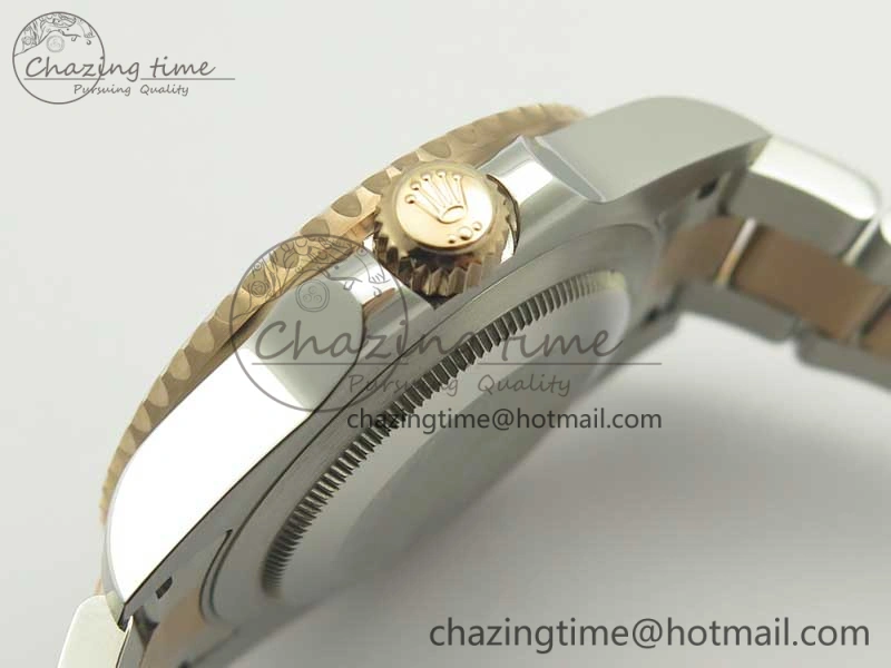 GMT-Master II 126711CHNR Black Brown Ceramic Bezel SS RG BP Best Edition Black Dial on SS RG Bracelet EasyMatch 3365