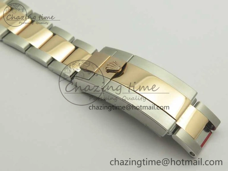 GMT-Master II 126711CHNR Black Brown Ceramic Bezel SS RG BP Best Edition Black Dial on SS RG Bracelet EasyMatch 3365