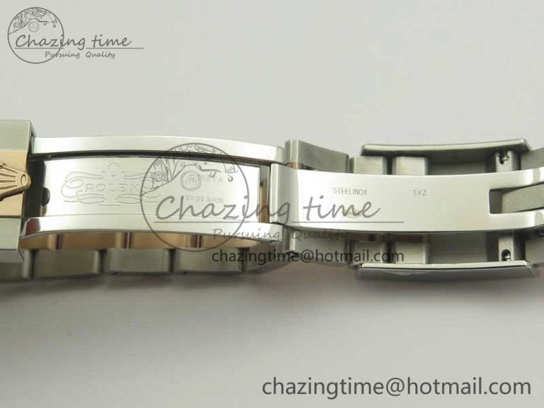 GMT-Master II 126711CHNR Black Brown Ceramic Bezel SS RG BP Best Edition Black Dial on SS RG Bracelet EasyMatch 3365