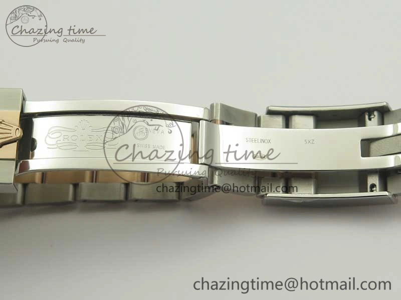 GMT-Master II 126711CHNR Black Brown Ceramic Bezel SS RG BP Best Edition Black Dial on SS RG Bracelet EasyMatch 3365