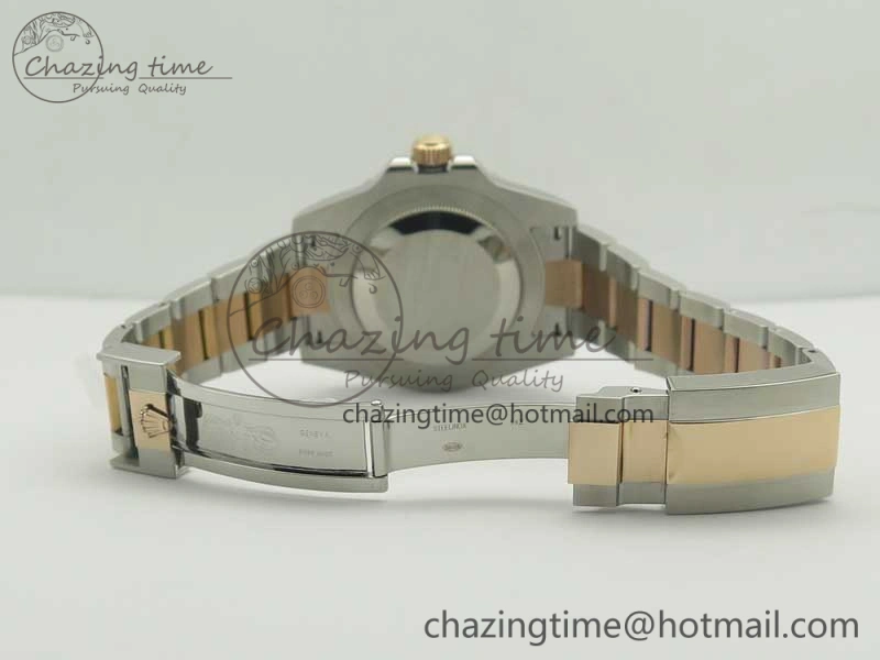 GMT-Master II 126711CHNR Black Brown Ceramic Bezel SS RG BP Best Edition Black Dial on SS RG Bracelet EasyMatch 3365