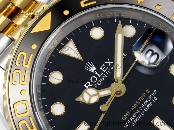 Durable GMT Master II 126713 904L SS Clean Factory 1:1 Best Edition Black Dial on Jubilee Bracelet DD 1680