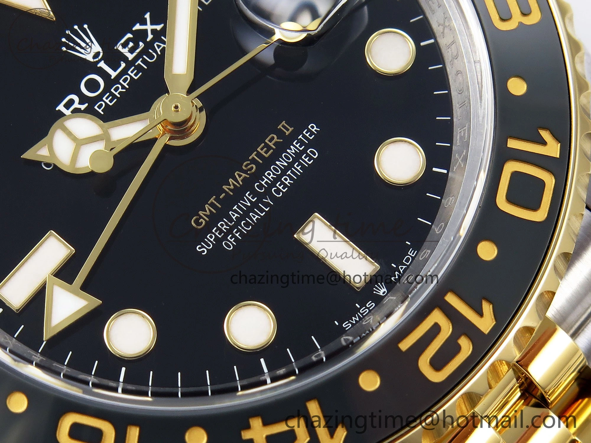 Durable GMT Master II 126713 904L SS Clean Factory 1:1 Best Edition Black Dial on Jubilee Bracelet DD 1680