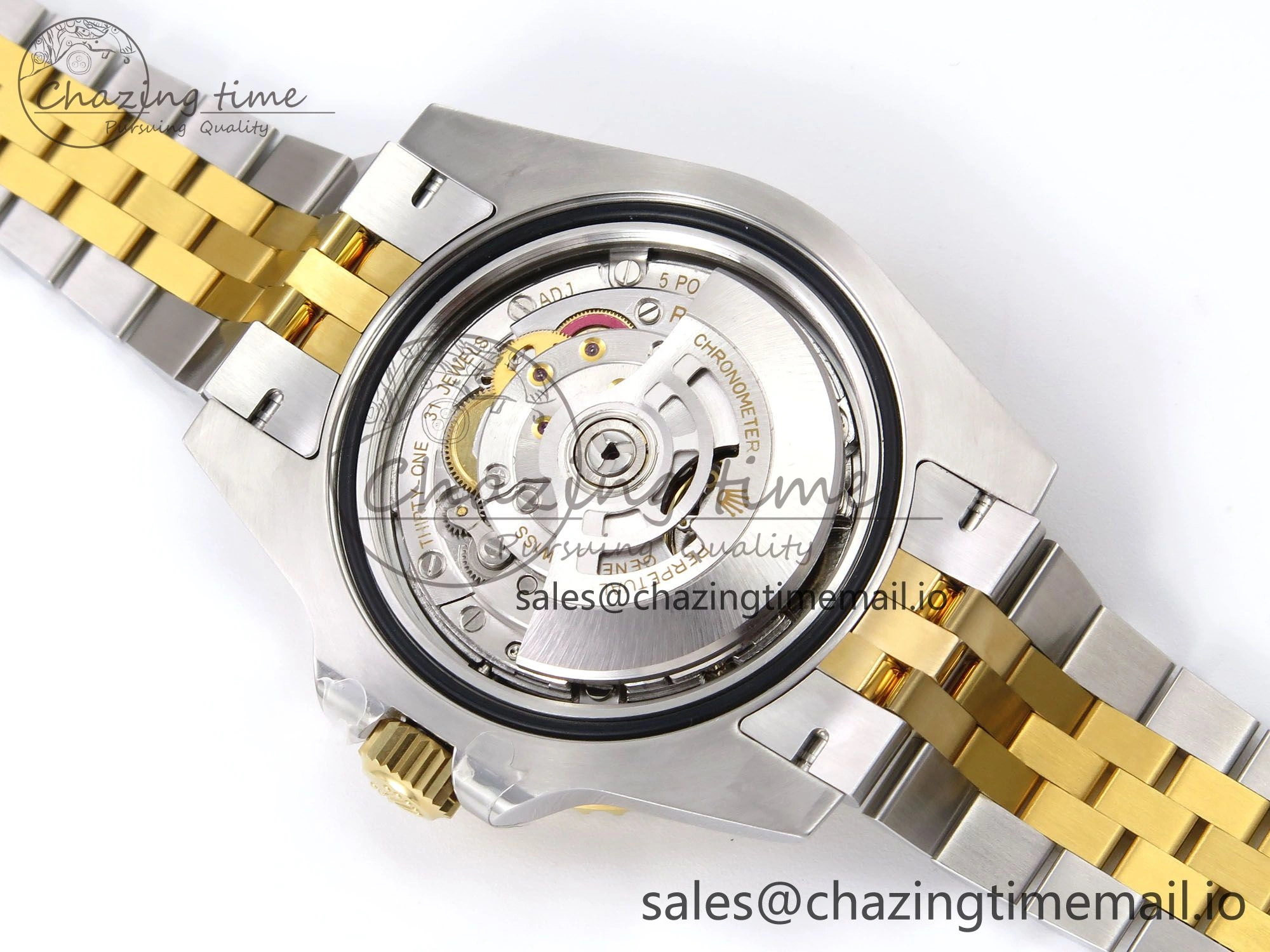 Classic GMT-Master II 126713 GRGN 904L EWEF 1:1 Best Edition on SS YG Jubilee Bracelet SH3285 CHS 1068