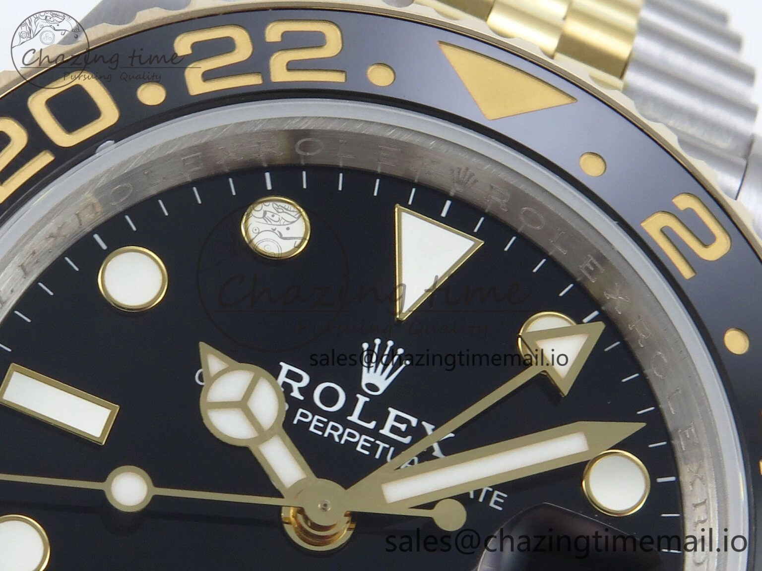 NewStyle GMT-Master II 126713 GRGN 904L QF 1:1 Best Edition on SS YG Jubilee Bracelet SH3285 V 278