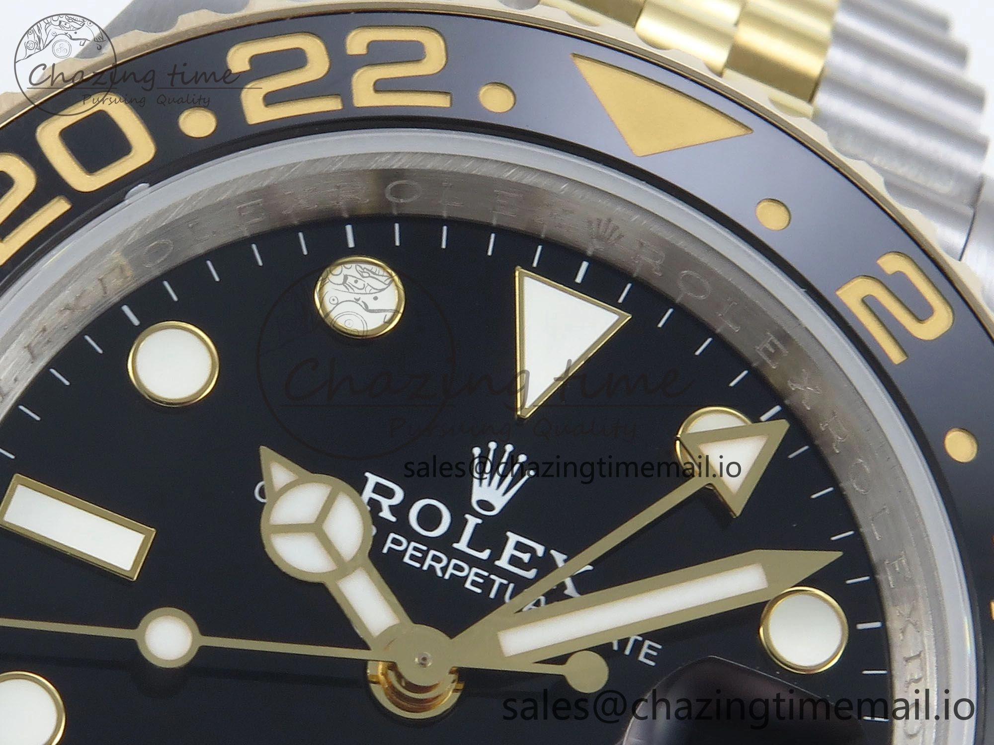 NewStyle GMT-Master II 126713 GRGN 904L QF 1:1 Best Edition on SS YG Jubilee Bracelet SH3285 V 278