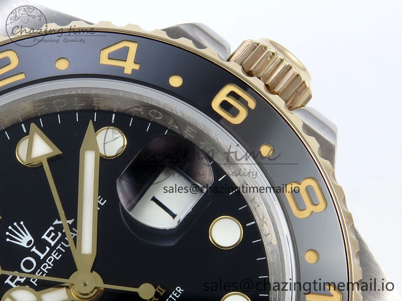 NewStyle GMT-Master II 126713 GRGN 904L QF 1:1 Best Edition on SS YG Jubilee Bracelet SH3285 V 278
