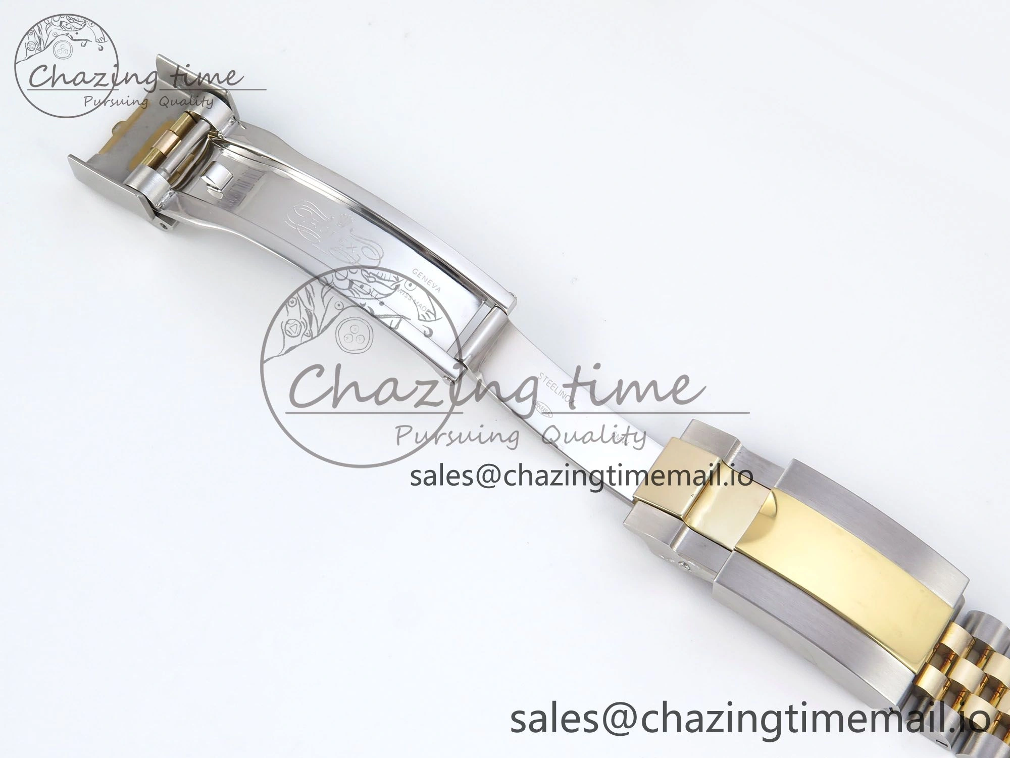 NewStyle GMT-Master II 126713 GRGN 904L QF 1:1 Best Edition on SS YG Jubilee Bracelet SH3285 V 278