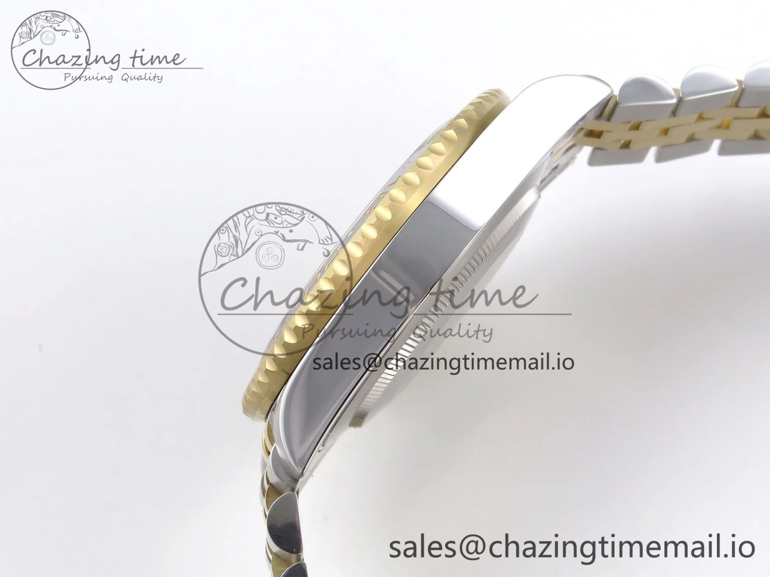Tailored GMT-Master II 126713 GRGN 904L QF 1:1 Best Edition on SS YG Jubilee Bracelet SH3285 V 1209