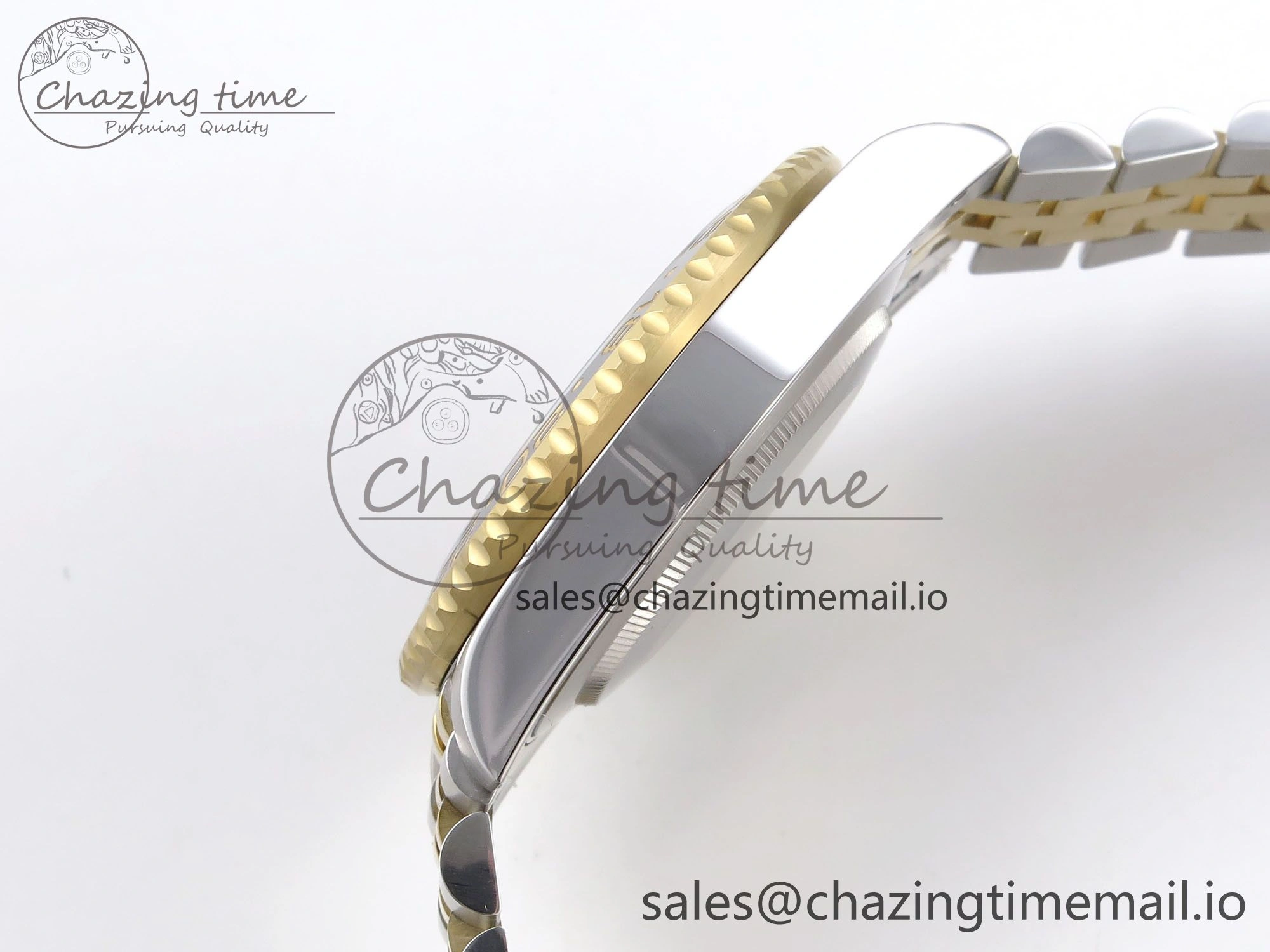 Tailored GMT-Master II 126713 GRGN 904L QF 1:1 Best Edition on SS YG Jubilee Bracelet SH3285 V 1209