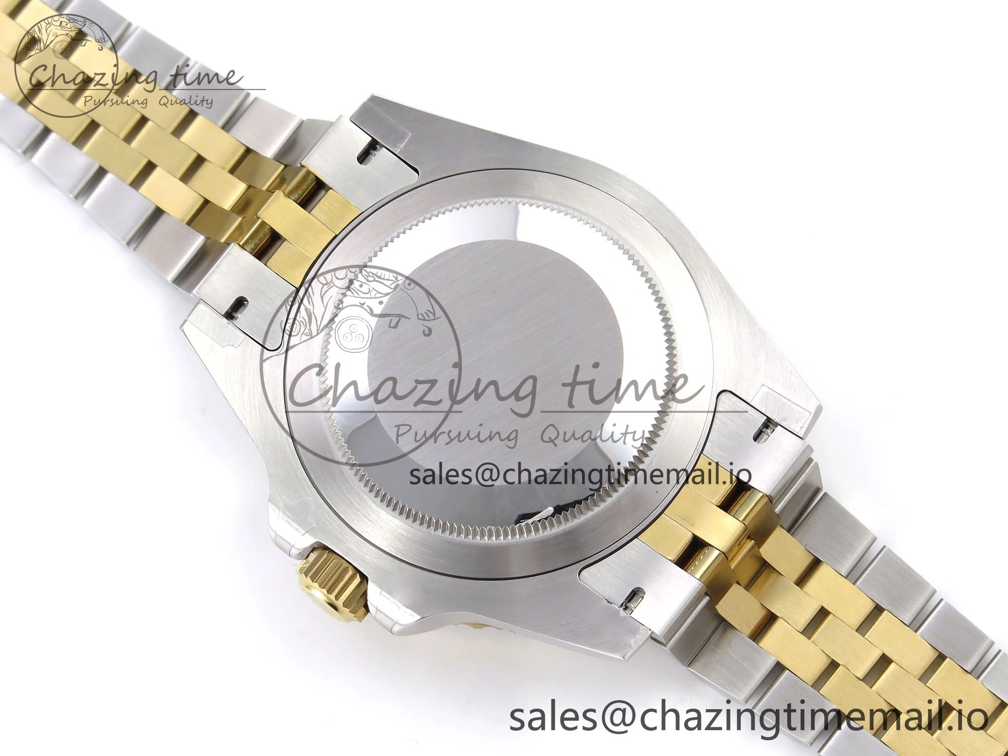 Tailored GMT-Master II 126713 GRGN 904L QF 1:1 Best Edition on SS YG Jubilee Bracelet SH3285 V 1209