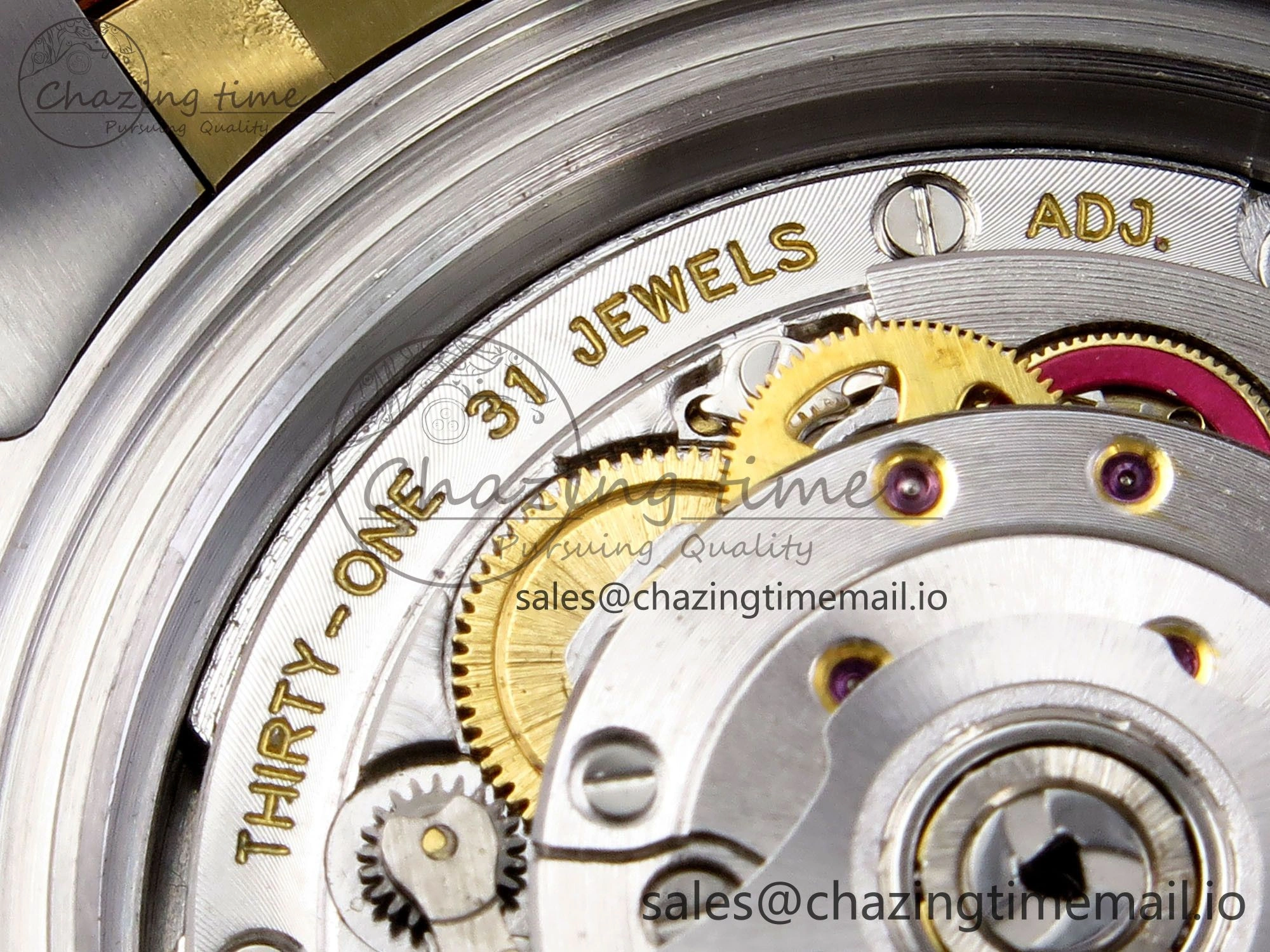 Tailored GMT-Master II 126713 GRGN 904L QF 1:1 Best Edition on SS YG Jubilee Bracelet SH3285 V 1209