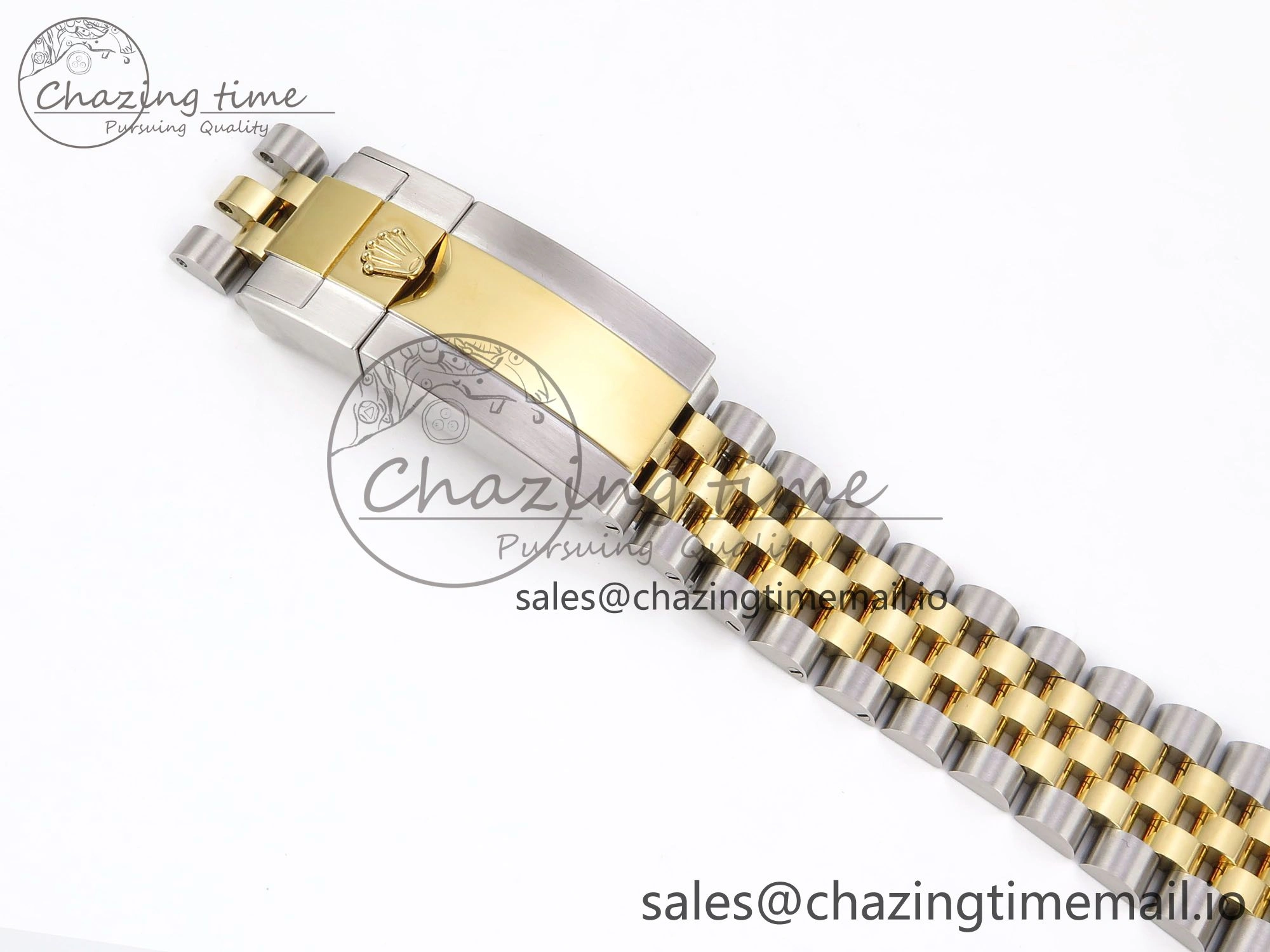 Tailored GMT-Master II 126713 GRGN 904L QF 1:1 Best Edition on SS YG Jubilee Bracelet SH3285 V 1209