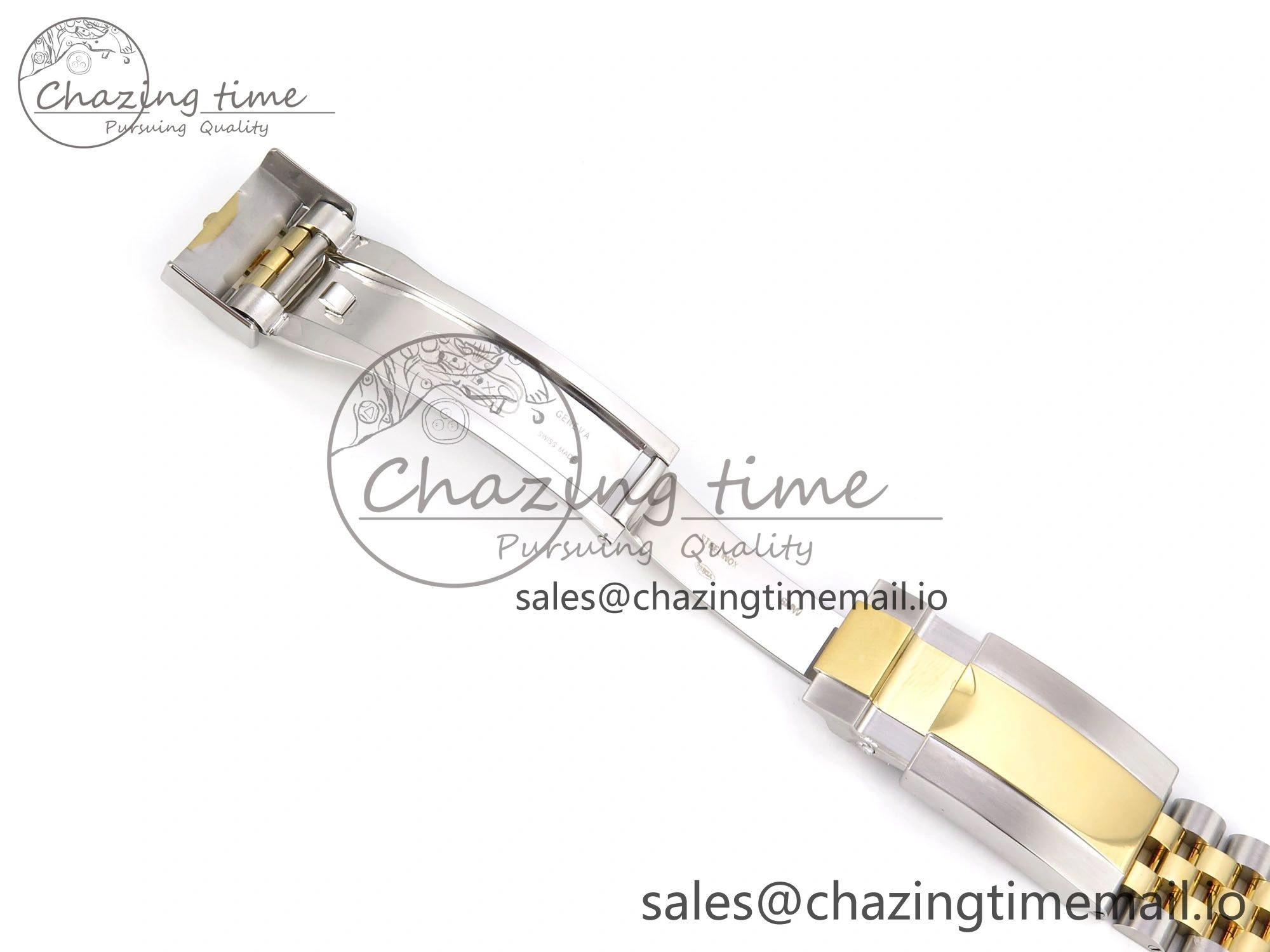 Tailored GMT-Master II 126713 GRGN 904L QF 1:1 Best Edition on SS YG Jubilee Bracelet SH3285 V 1209