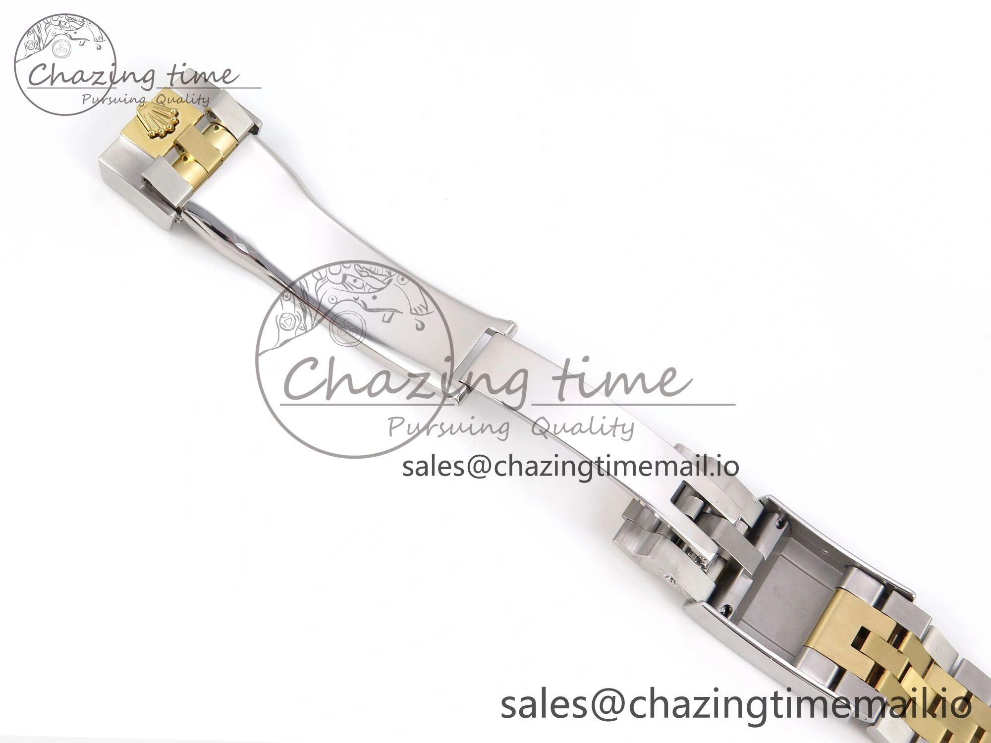 Tailored GMT-Master II 126713 GRGN 904L QF 1:1 Best Edition on SS YG Jubilee Bracelet SH3285 V 1209