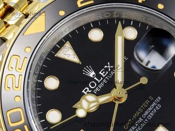 GoAnywhere GMT-Master II 126713 GRNR ARF 1:1 Best Edition Black Dial on YG SS Jubilee Bracelet VR3285 CHS 1663