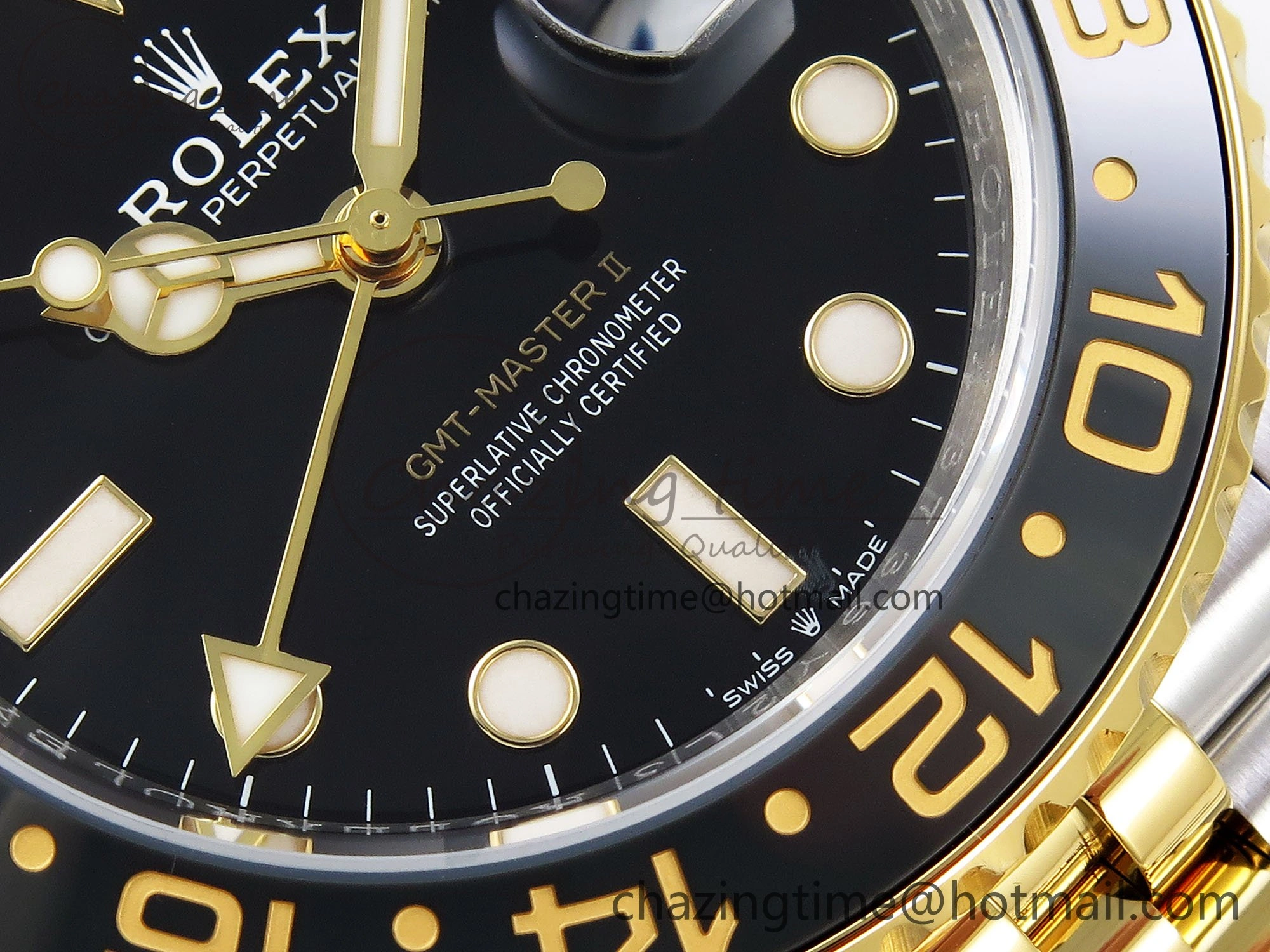 GoAnywhere GMT-Master II 126713 GRNR ARF 1:1 Best Edition Black Dial on YG SS Jubilee Bracelet VR3285 CHS 1663