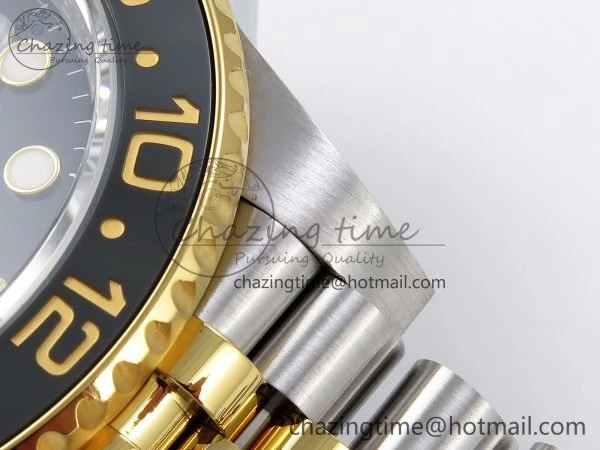 GoAnywhere GMT-Master II 126713 GRNR ARF 1:1 Best Edition Black Dial on YG SS Jubilee Bracelet VR3285 CHS 1663
