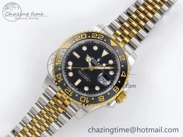 QuickDry GMT-Master II 126713 GRNR ARF 1:1 Best Edition on Black Dial SS YG Bracelet Super Clone SH3285 CHS (Gain Weight) 1318
