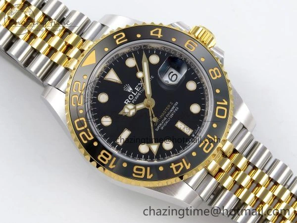 QuickDry GMT-Master II 126713 GRNR ARF 1:1 Best Edition on Black Dial SS YG Bracelet Super Clone SH3285 CHS (Gain Weight) 1318