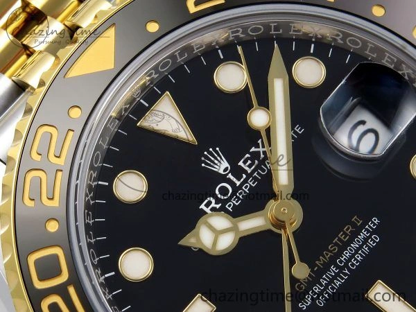 QuickDry GMT-Master II 126713 GRNR ARF 1:1 Best Edition on Black Dial SS YG Bracelet Super Clone SH3285 CHS (Gain Weight) 1318
