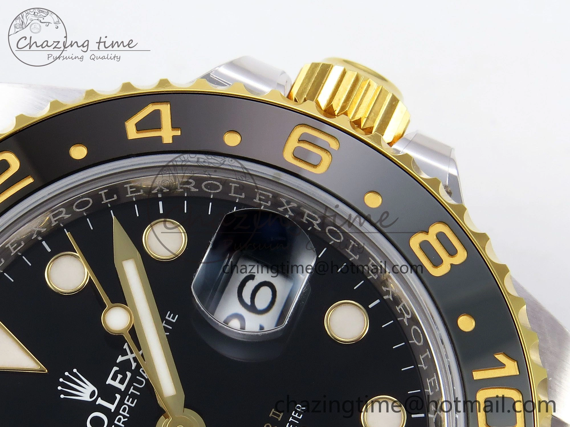 QuickDry GMT-Master II 126713 GRNR ARF 1:1 Best Edition on Black Dial SS YG Bracelet Super Clone SH3285 CHS (Gain Weight) 1318
