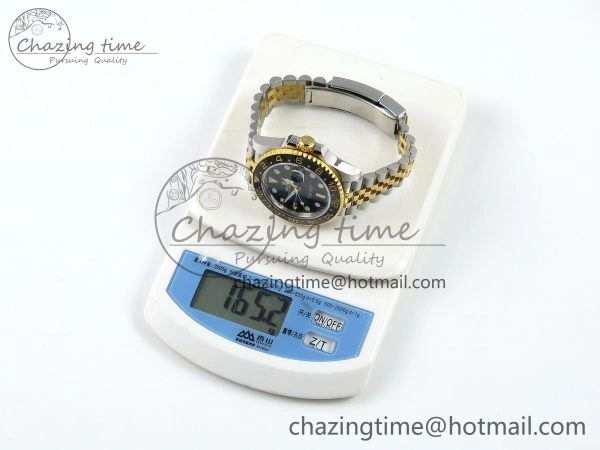 QuickDry GMT-Master II 126713 GRNR ARF 1:1 Best Edition on Black Dial SS YG Bracelet Super Clone SH3285 CHS (Gain Weight) 1318