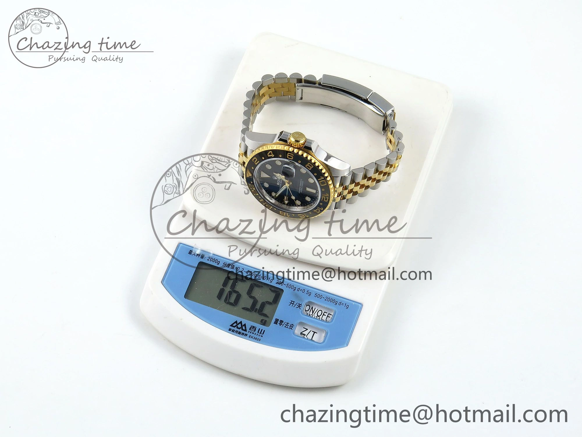 QuickDry GMT-Master II 126713 GRNR ARF 1:1 Best Edition on Black Dial SS YG Bracelet Super Clone SH3285 CHS (Gain Weight) 1318