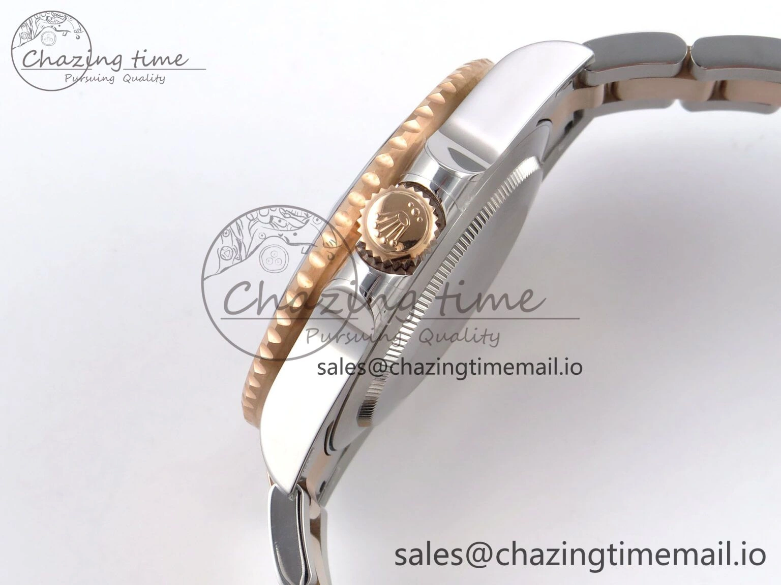 GMT-Master II 126715 CHNR 904L QF 1:1 Best Edition on SS RG Bracelet SH3285 V MultiPurpose 1210