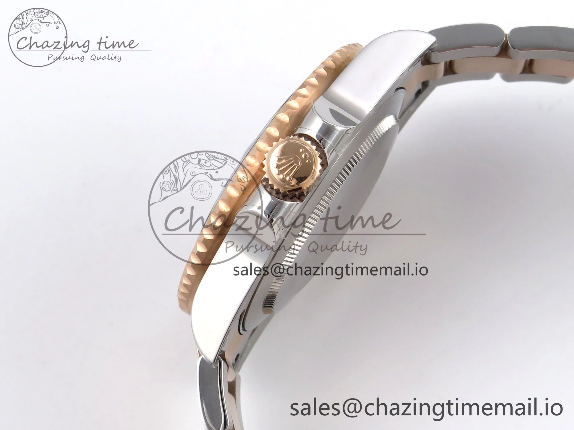 GMT-Master II 126715 CHNR 904L QF 1:1 Best Edition on SS RG Bracelet SH3285 V MultiPurpose 1210