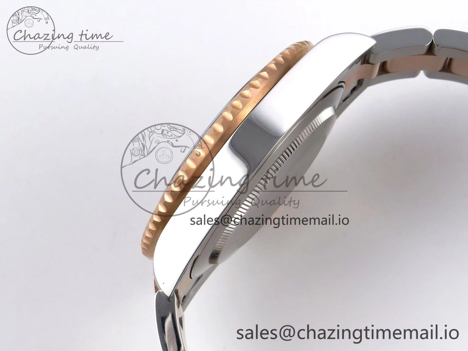 GMT-Master II 126715 CHNR 904L QF 1:1 Best Edition on SS RG Bracelet SH3285 V MultiPurpose 1210