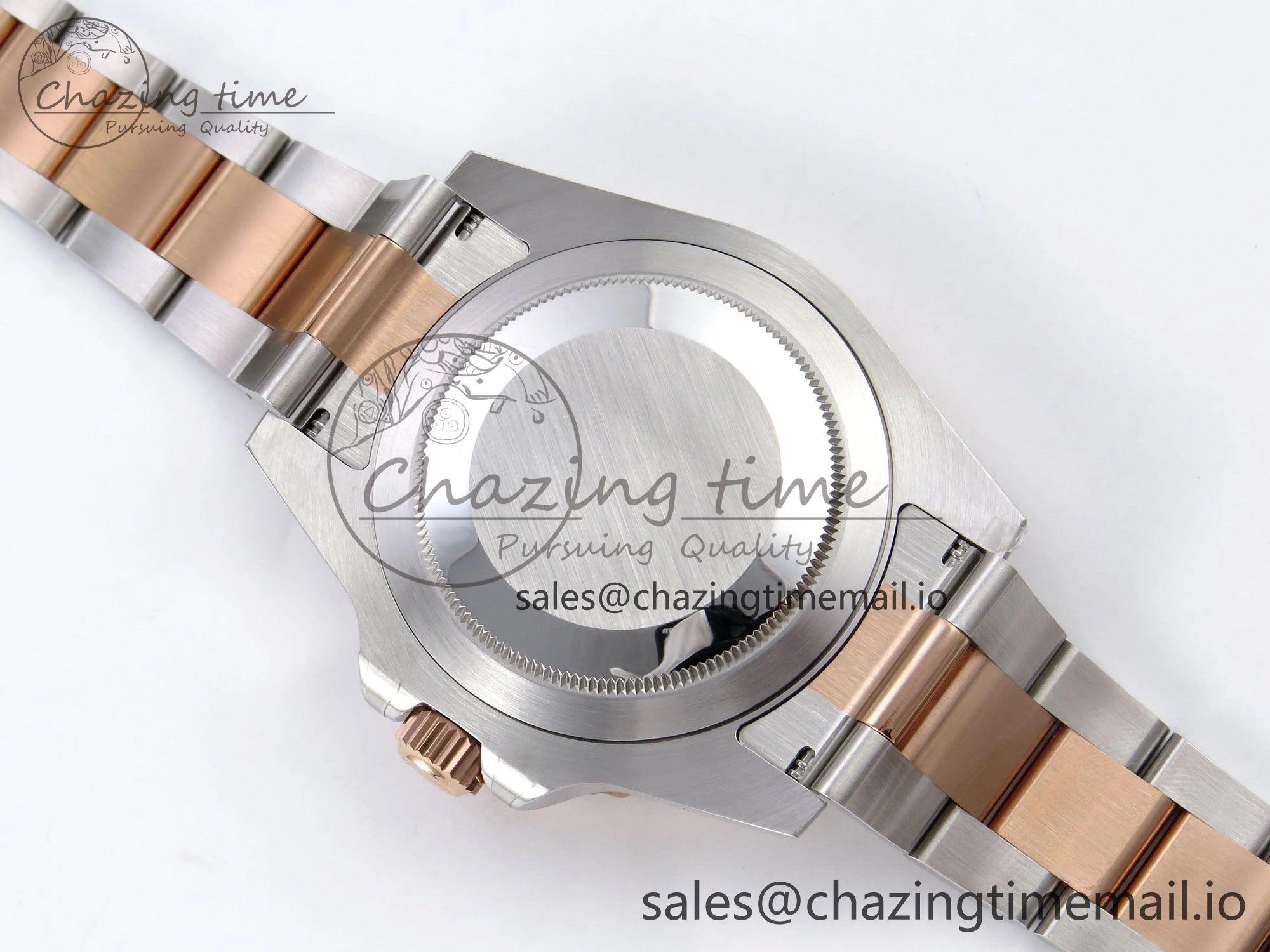 GMT-Master II 126715 CHNR 904L QF 1:1 Best Edition on SS RG Bracelet SH3285 V MultiPurpose 1210