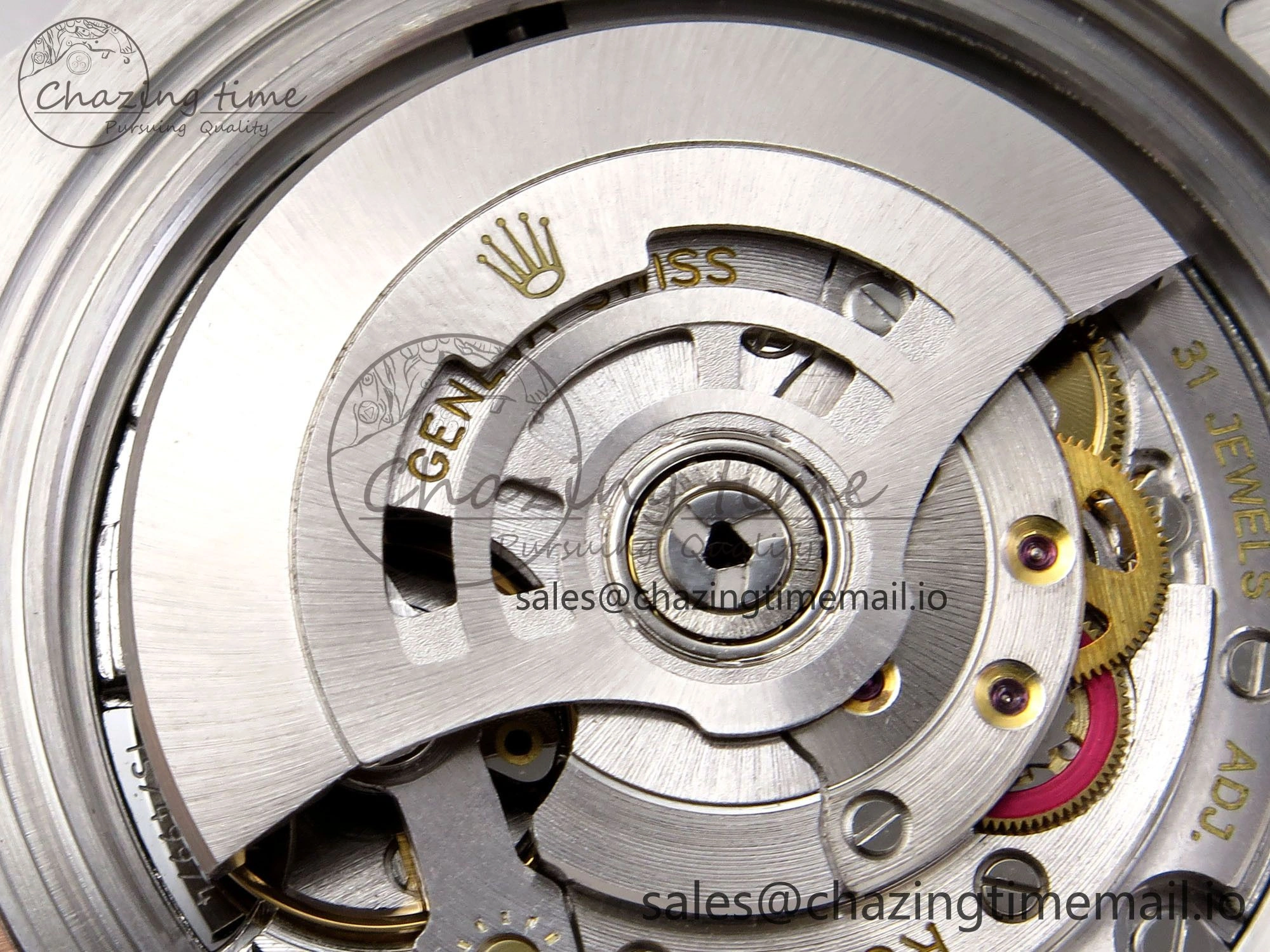 GMT-Master II 126715 CHNR 904L QF 1:1 Best Edition on SS RG Bracelet SH3285 V MultiPurpose 1210