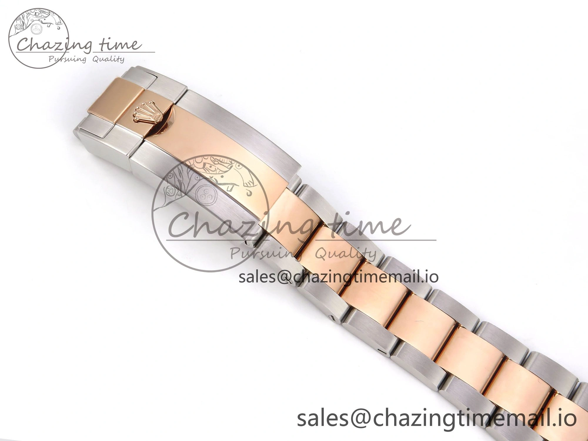 GMT-Master II 126715 CHNR 904L QF 1:1 Best Edition on SS RG Bracelet SH3285 V MultiPurpose 1210