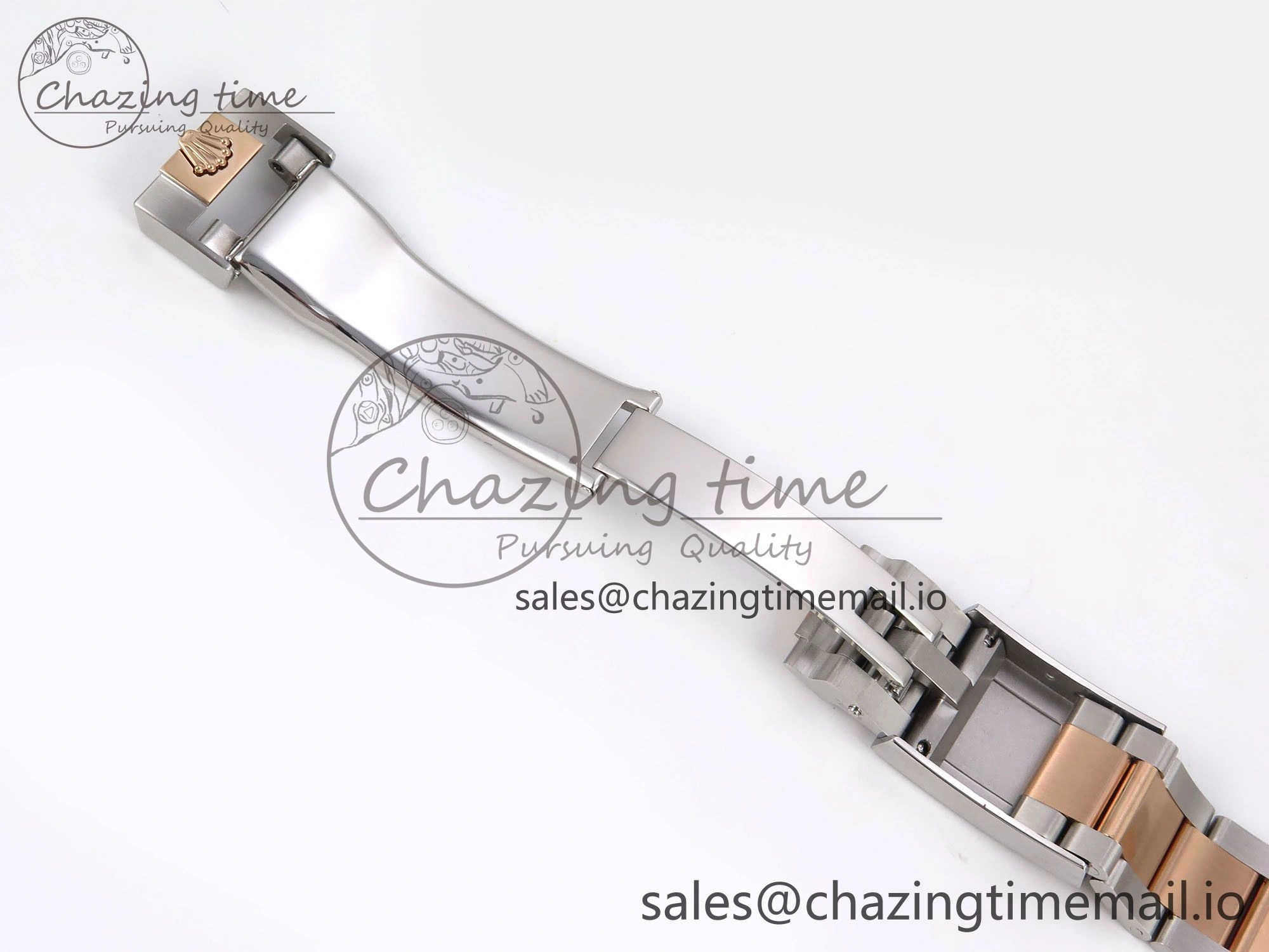 GMT-Master II 126715 CHNR 904L QF 1:1 Best Edition on SS RG Bracelet SH3285 V MultiPurpose 1210
