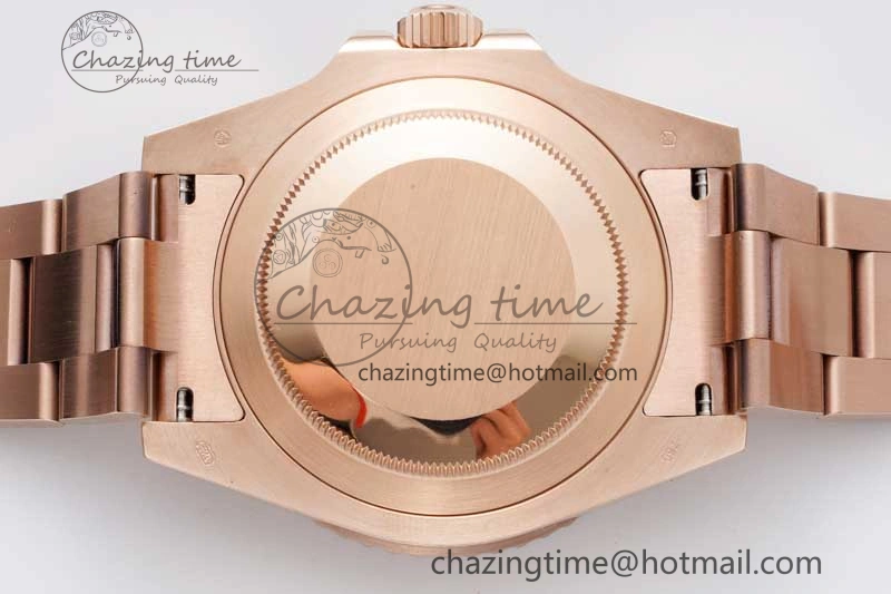 GMT Master II 126715 CHNR 904L SS APF 1:1 Best Edition on RG Bracelet VR3285 CHS Comfortable 2042